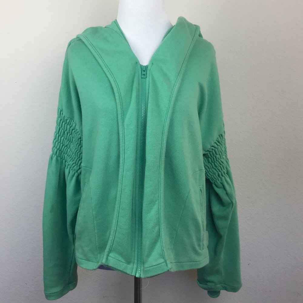 Stella McCartney Adidas by Stella McCartney Mint Green Zip Hoodie